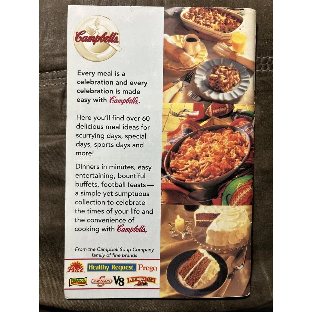 Set Of 2 Campbell Cookbooks: 4 Ingredients Or‎ Less And Celebrations